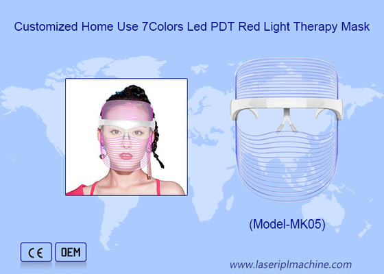 Dropshipping 7 สี LED การรักษาผิวหน้าการเยียวยาผิวหนัง LED Photon Mask