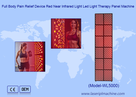 อุปกรณ์ PDT อินฟราเรดใกล้ 900W สำหรับการดูแลร่างกายแบบเต็มรูปแบบ แผงไฟ LED บำบัดด้วยแสงสีแดง