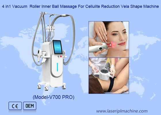 เครื่องนวดสุญญากาศ 4 in 1 ลูกกลิ้งด้านใน ลดเซลลูไลท์ เครื่อง Vela Shape