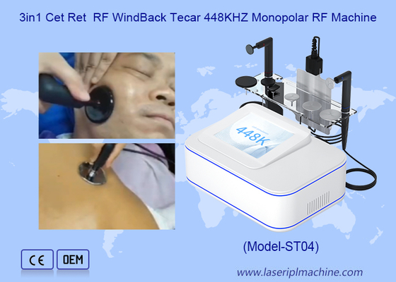 เครื่อง Tecar Therapy บรรเทาอาการปวดด้วยคลื่นวิทยุ RF แบบ Resistive ความถี่ 448kHz