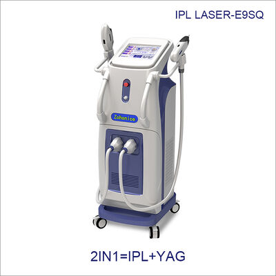 ราคาดี 2 In 1 IPL Laser Hair Removal Machine Vertical Tattoo Removal Laser Equipment ออนไลน์