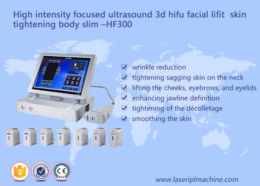 ความเข้มสูงที่มุ่งเน้นการอัลตราซาวนด์ 3d hifu ใบหน้า lifit กระชับผิวร่างกายกระชับสัดส่วน - HF 300