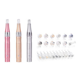 Micro Needling Derma Pen สําหรับการกําจัดริ้วรอย การเยียวยาผิวหนัง Electronic Derma Rolling