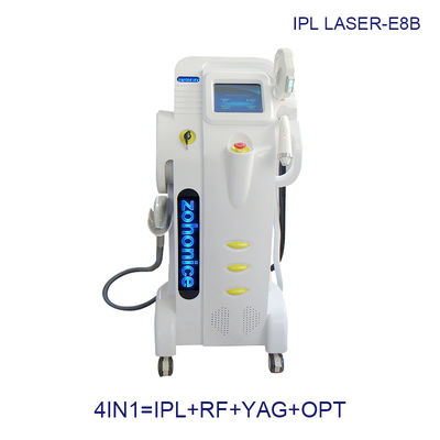 ELIGHT OPT SHR IPL การกําจัดผม RF 4in1 อุปกรณ์ความงามหลายฟังก์ชันสําหรับห้องทําความงาม