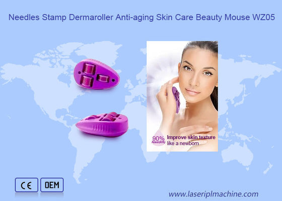 นวด Stamp 1380 นวด Derma รอลเลอร์ Anti-aging การดูแลผิวหนัง Beauty Mouse