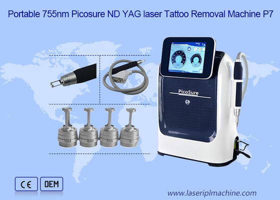 เครื่องเลเซอร์ Nd Yag ขนาดไมโครปิโกเซกอนด์ ขนาดปิโกเซกอนด์ 755nm 1200w พลังงานสูง
