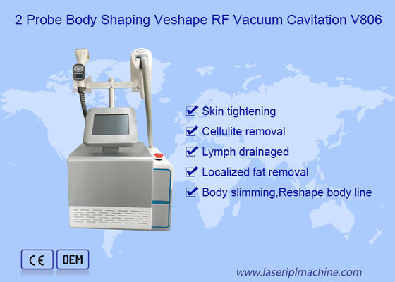 พกพา 2in1 80Kpa Cavitation 2 โซนด์ เครื่อง Vela Slimming ร่างกาย