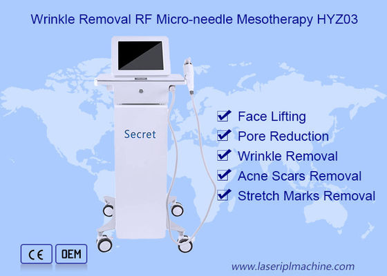 เครื่องกําจัดริ้วรอยส่วนส่วนในอินทราเซล Rf Microneedle