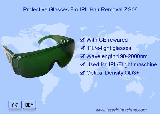 Q Switch IPL Hair Removal OD3 Laser Hair Removal แว่นตานิรภัย