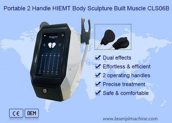 300us Portable 2 Handle Hiemt เครื่องกล้ามเนื้อที่สวยงาม