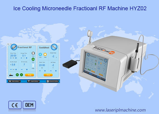 Microneedling Cold Hot Hammer เครื่องนวดหน้าด้วยคลื่นความถี่วิทยุ ABS สำหรับการกำจัดริ้วรอย