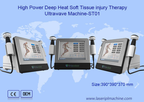 เครื่องเสริมความงามด้วยความร้อนลึก Ultrawave Rf การบำบัดด้วยการบาดเจ็บของเนื้อเยื่ออ่อนกำลังสูง