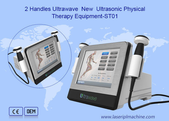 2 จับ Ultrawave แม่เหล็กทางกายภาพ 3mhz Rf อุปกรณ์ความงามบรรเทาอาการปวดแบบพกพา