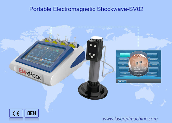 กายภาพบำบัด Ed Shockwave Therapy Machine กระสุนแบบพกพา Extracorporeal Beauty