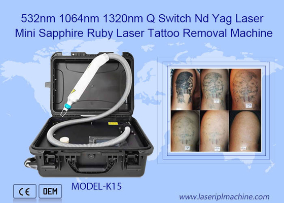 532nm 1064nm 1320nm Q Switch Nd Yag เครื่องกําจัดรอยสักด้วยเลเซอร์