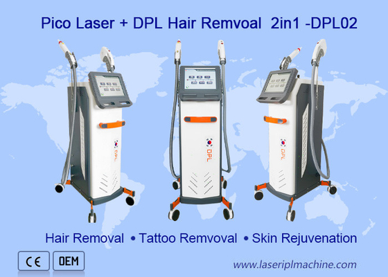 Pico Nd Yag Laser มัลติฟังก์ชั่นความงามเครื่องกำจัดรอยสักและกำจัดขน Dpl