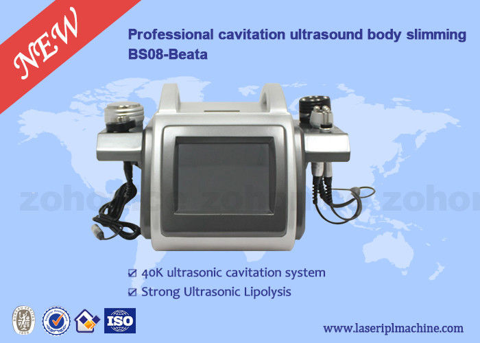 เครื่องประกอบ cavitation มูลติฟункชัน 40k 5 มือถือ 8 นิ้ว True Color Touch Screen