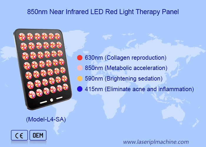 การใช้งานในบ้าน 168pcs LED สําหรับการดูแลผิวหนัง การกําจัดสิว LED แสงแดง การรักษาอุปกรณ์