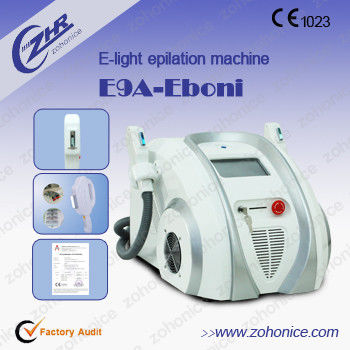 IPL RF Touch Screen การกําจัดผม อุปกรณ์ความงาม ELight พกพาด้วยปุ่มสีแดง