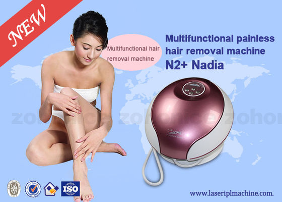 ราคาดี Pink IPL Hair Removal Machines Wind Cooling Intense Pulsed Light ออนไลน์