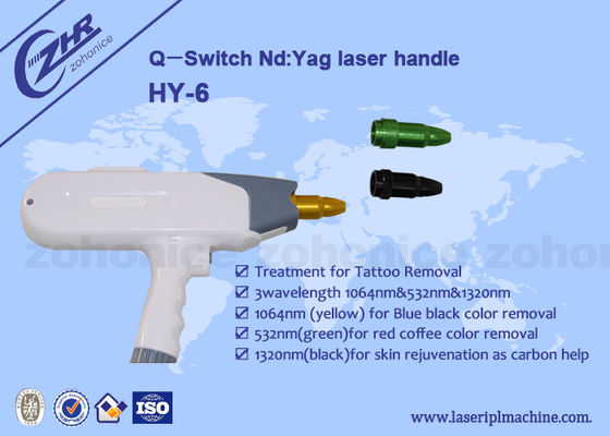 ราคาดี 1064nm & 532nm Q - Switch ND YAG  Laser  Tattoo Removal Machine Handle ออนไลน์