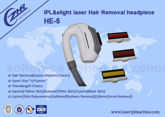 ราคาดี IPL &  E - Light Hair Removal Laser Handle Piece Big Spot Size 15*50mm ออนไลน์