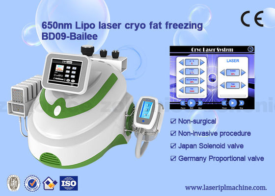 ราคาดี Cryolipolysis + lipo laser (8 laser pads)  + cavitation +  rf vacuum weight loss machine ออนไลน์