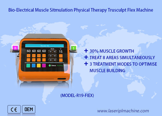 การปั้นกล้ามเนื้อแบบไม่ต้องผ่าตัด Ems เครื่องกระตุ้นกล้ามเนื้อ Body Shaping Trusculpt Flex