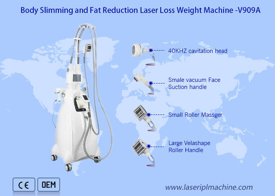 ราคาดี เครื่อง Vela Shape แนวตั้ง Rf Roller สูญญากาศ 40k Cavitation สำหรับร่างกาย ออนไลน์