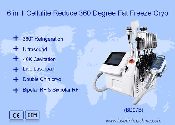 ราคาดี เครื่องกระชับสัดส่วน Cryolipolysis แบบพกพา 650nm แช่แข็งไขมัน 6 In1 ออนไลน์