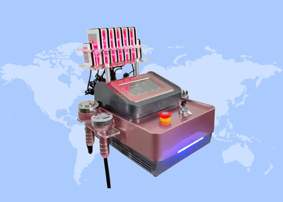 ราคาดี 6in1 RF อัลตรasonic Cavitation เครื่องลดน้ําหนักร่างกาย ผิวหนังกระชับหน้ายก 40k 80k ออนไลน์