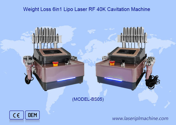 ราคาดี พกพา Lipo เลเซอร์ลดน้ําหนัก Cavitation RF เครื่องสูญเสียคลื่น 40k ลดเซลลูไลท์ ออนไลน์