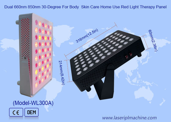 ราคาดี แผนผังการรักษาแสงแดง 30 องศาแบบคู่ 660nm 850nm สําหรับการดูแลผิวหนังร่างกาย ออนไลน์