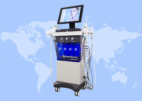 เครื่องขัดผิวด้วยคลื่นเสียงอัลตราโซนิก RF Bio ทำความสะอาดใบหน้า 14 in 1