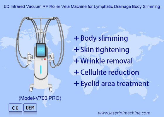 เครื่องนวดสุญญากาศ 4 in 1 ลูกกลิ้งด้านใน ลดเซลลูไลท์ เครื่อง Vela Shape