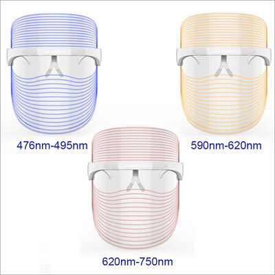 Home Use Rechargeable Wireless 7Color Beauty Light Therapy Led หน้ากากอนามัย