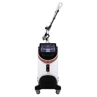 450ps 750pcs เครื่องทําความงาม Pico Laser สําหรับการกําจัดรอยสัก Picosecond Laser