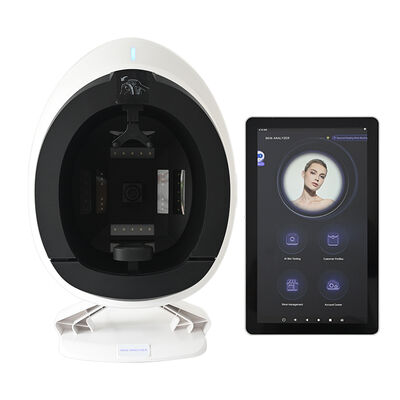 อุปกรณ์วิเคราะห์ผิวหนัง 3D / เครื่องทดสอบผิวหนัง อัจฉริยะเทียม 8 ใน 1