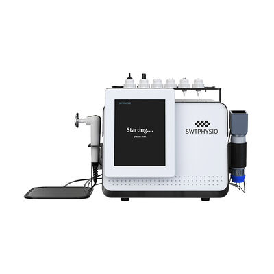 4 ด้ามจับบำบัด ED ลดริ้วรอย 448KHz CET RET เครื่องนวดสุญญากาศ EMS กายภาพบำบัดคลื่นกระแทก