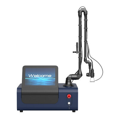 เทคโนโลยี Pulse Stacking 4 หัวทำงาน เครื่องเลเซอร์ CO2 Fractional 10600nm ต่อต้านริ้วรอย