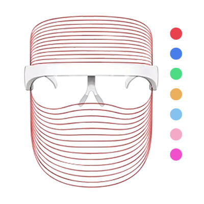 Home Use Rechargeable Wireless 7Color Beauty Light Therapy Led หน้ากากอนามัย