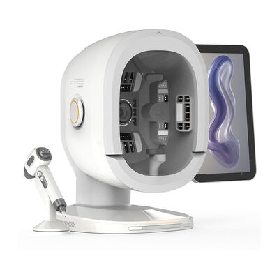 ราคาดี เครื่องสแกนใบหน้า Triple Lens 19 ภาษา 8 เครื่องวิเคราะห์ผิวหนัง AI 3D Spectral ออนไลน์