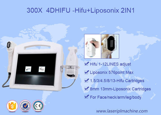 ราคาดี 2 In 1 Face Lift 3D HIFU Machine เครื่องอัลตราซาวด์ที่เน้นความเข้มสูง 110V - 220V แรงดันไฟฟ้า ออนไลน์