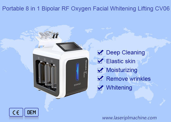 ราคาดี 8 In 1 Bipolar RF Oxygen Facial Whitening Lifting Beauty Machine ออนไลน์