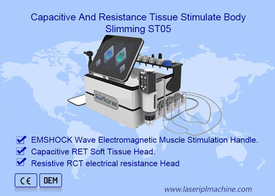 3 In 1 Smart Tecar Pain Relief กายภาพบำบัด Ems เครื่อง Shockwave สำหรับการรักษา ED