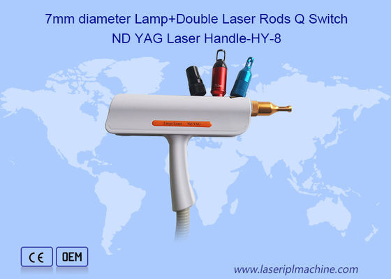 ราคาดี เส้นผ่านศูนย์กลาง 7 มม. เลเซอร์กำจัดรอยสักมือถือ Nd Yag Laser Handpiece ออนไลน์