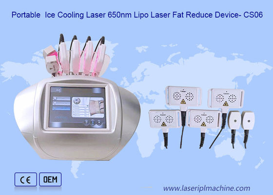 ราคาดี หน้าจอสัมผัสน้ำแข็งคูลลิ่ง Lipolaser Slimming Beauty Machine 650nm ออนไลน์