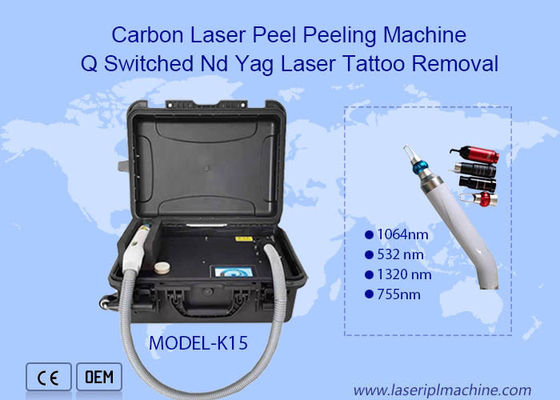 ราคาดี 3 หัว Q Switched Nd Yag Laser Machine การกำจัดเม็ดสี Carbon Peeling ออนไลน์